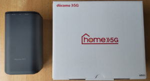 ドコモhome5G HR01 外箱