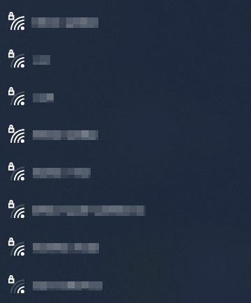 WindowsWi-Fi一覧