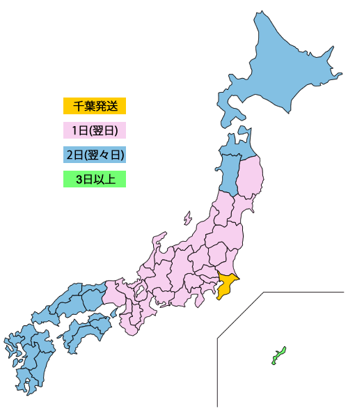 ソフトバンクエアーの到着日数
